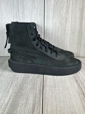 RARE The Weeknd X Puma XO Parallel Black HighTop Suede Sneaker Boot Men's Size 7